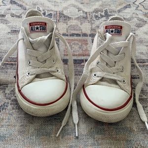 Kids White Converse US Size 10